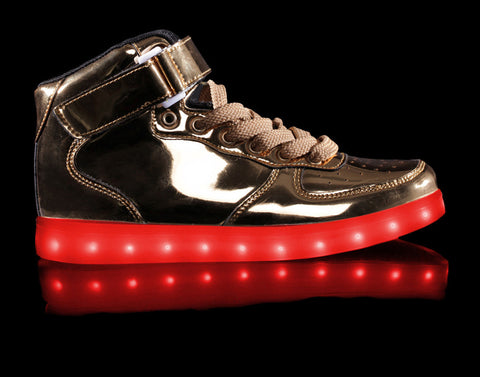 Light up shoes online Led005(Metallic Super Nova Gold)