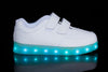 2016 light up shoes online Kids Sirius Velcro (White)