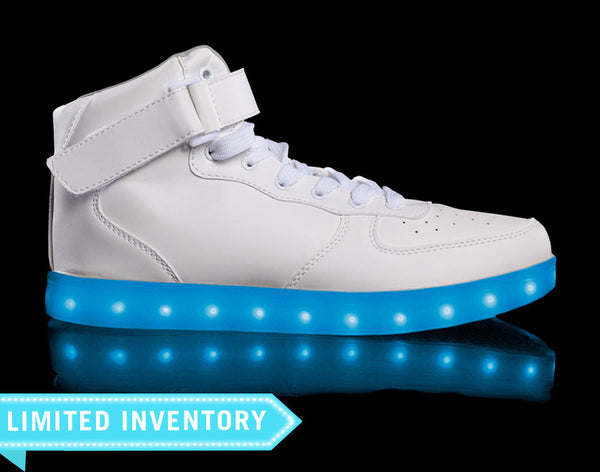Light up shoes online Mens Super Nova (White)