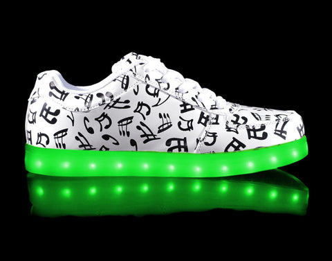 Light up shoes online Led008(Music Notes)