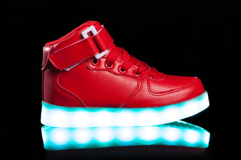 2016light up shoes online Kids Mini Super Nova (Red)