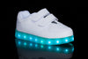 2016 light up shoes online Kids Sirius Velcro (White)