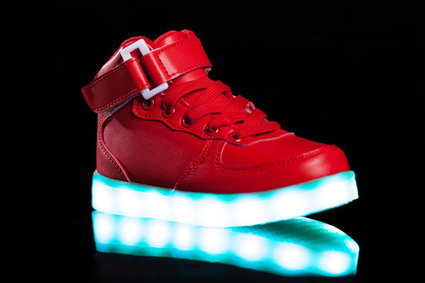 2016light up shoes online Kids Mini Super Nova (Red)