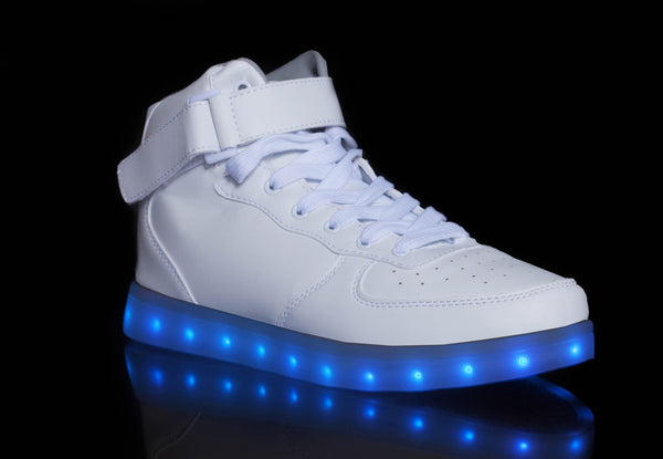 Light up shoes online Mens Super Nova (White)