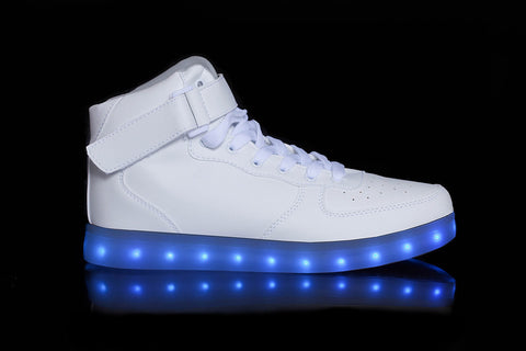 2016 light up shoes online Kids Mini Super Nova (White)